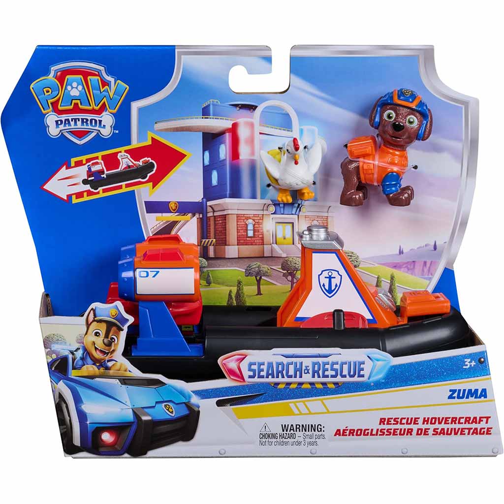 Paw Patrol: Search & Rescue Zuma Rückziehauto mit Figur – Spin Master