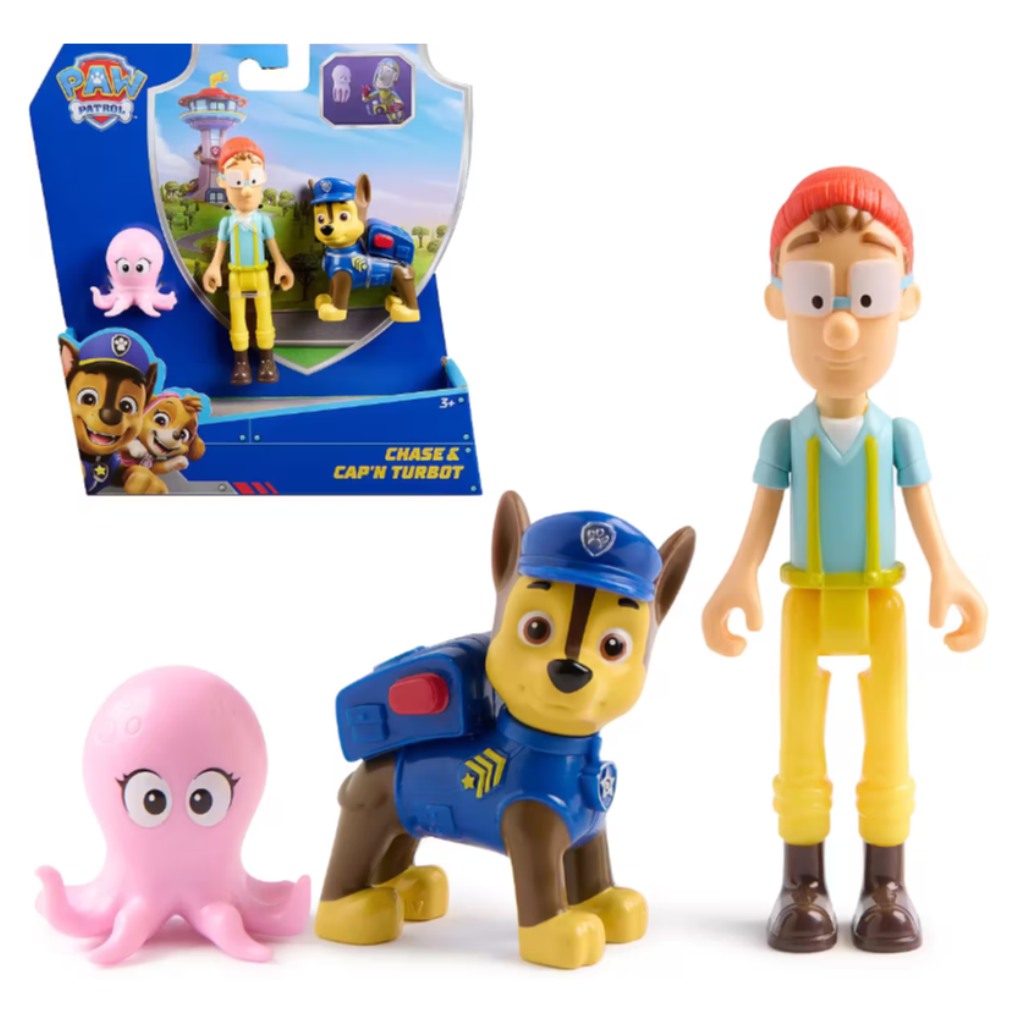 Paw Patrol: Story Chase und Turbo-Kapitän Figuren-Set – Spin Master