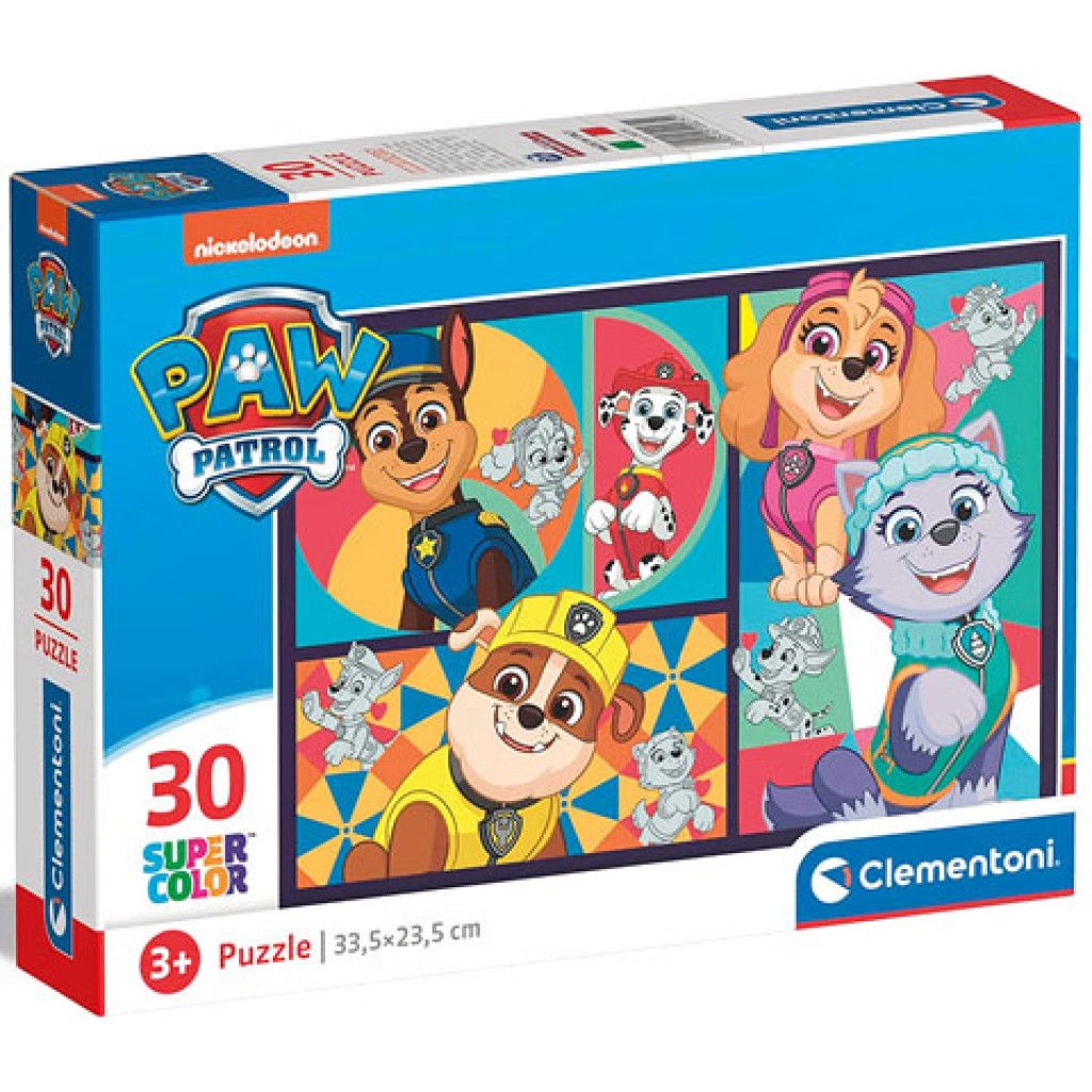 Paw Patrol Supercolor Puzzle 30-teilig - Clementoni