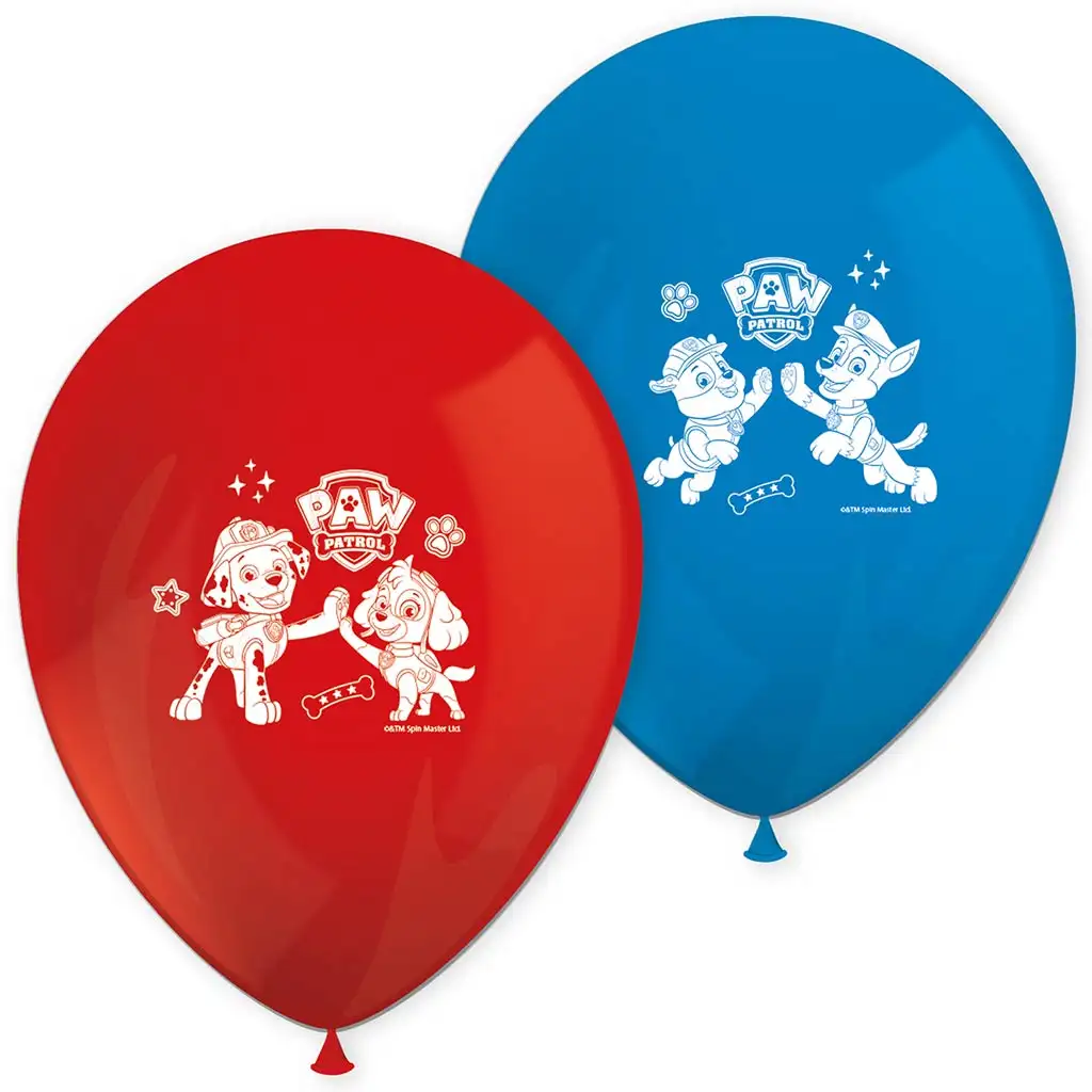 Paw Patrol bedruckte Luftballons – 8er-Set