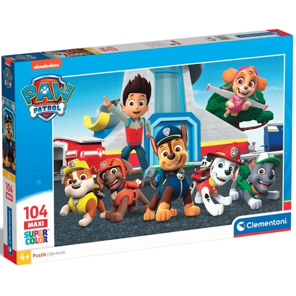 Paw Patrol einsatzbereit 104-teiliges Maxi Supercolor Puzzle - Clementoni