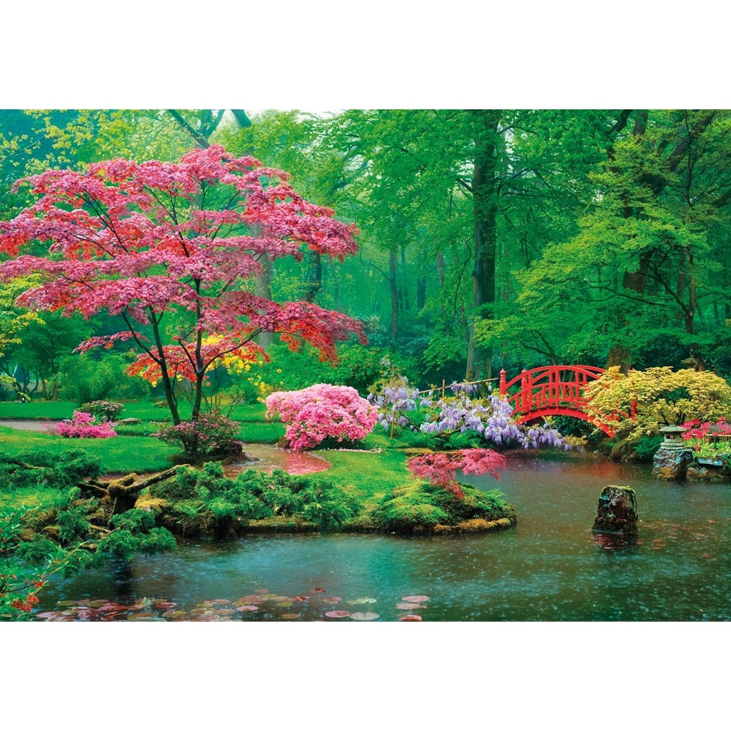 Peace Puzzle: Beruhigende Regentropfen 500 Teile Puzzle - Clementoni kép 2