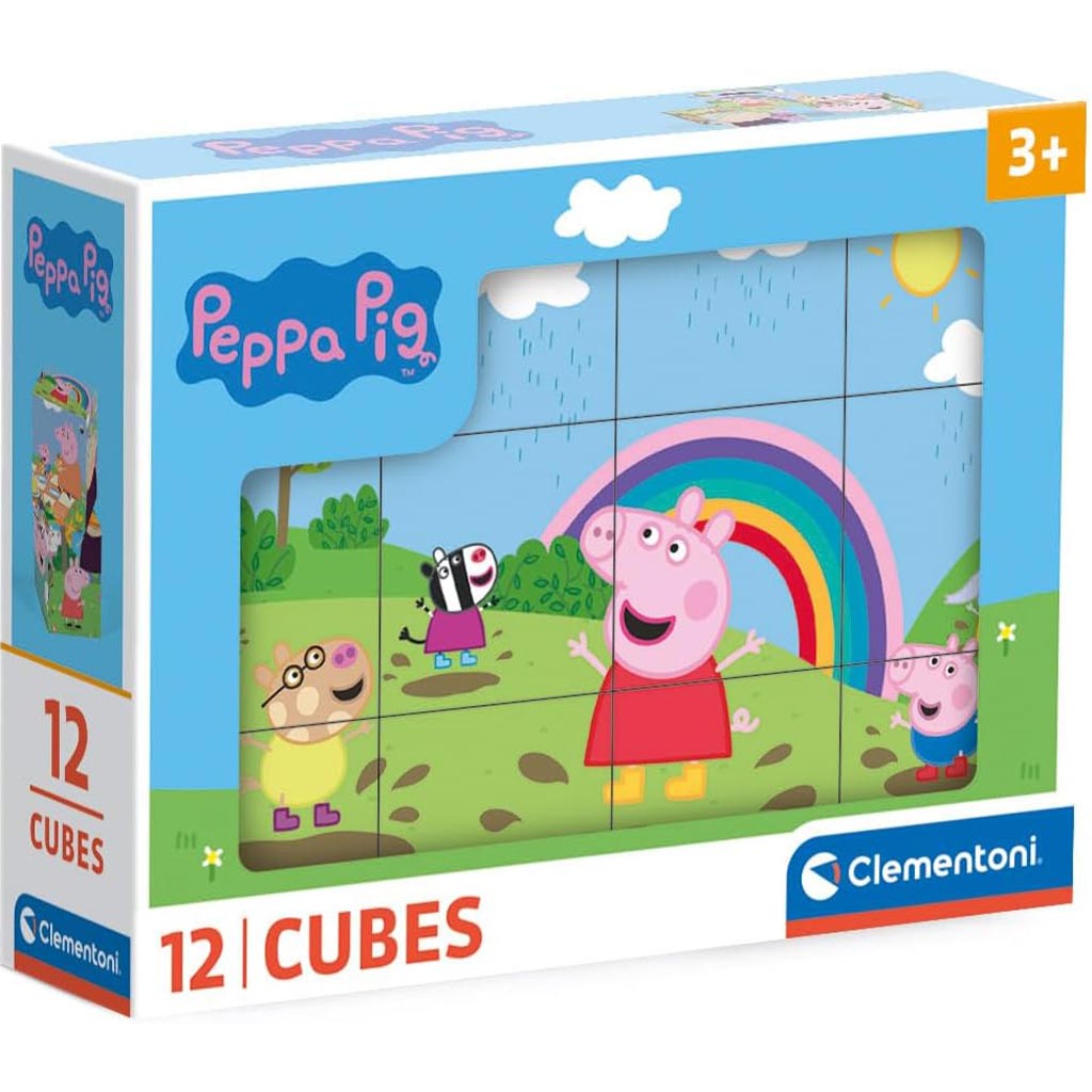 Peppa Wutz 12er Märchenwürfel - Clementoni