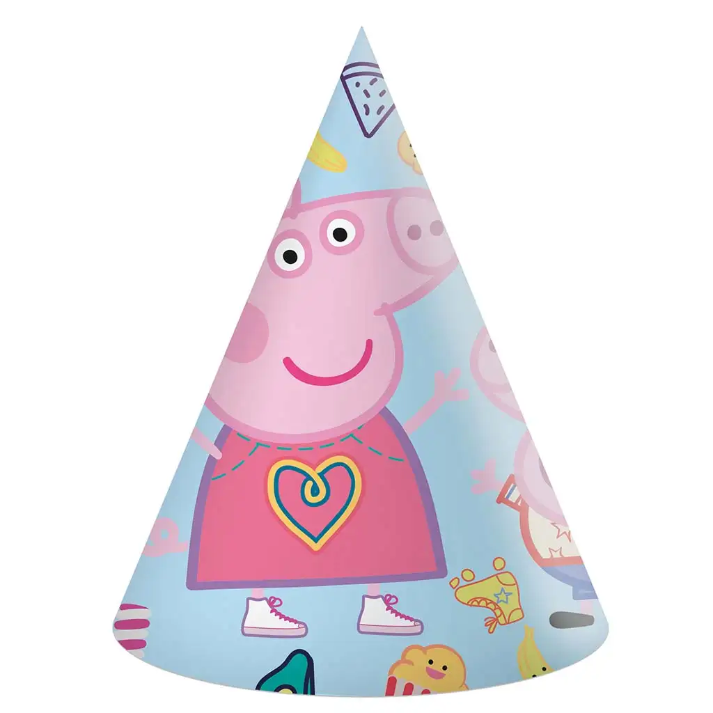 Peppa Wutz Partyhüte – 6er Set