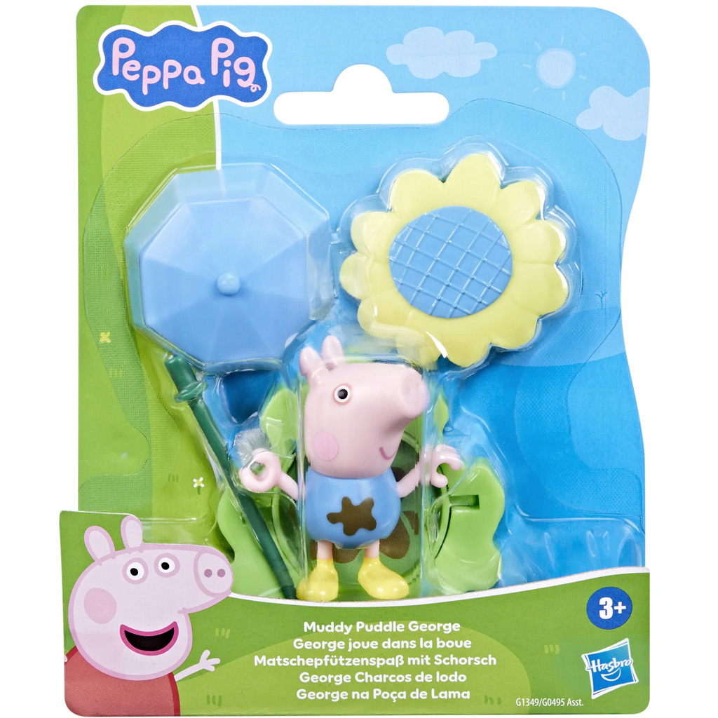 Peppa Wutz: Schlammige Pfützen-Freunde – Schorsch Spielfigur – Hasbro
