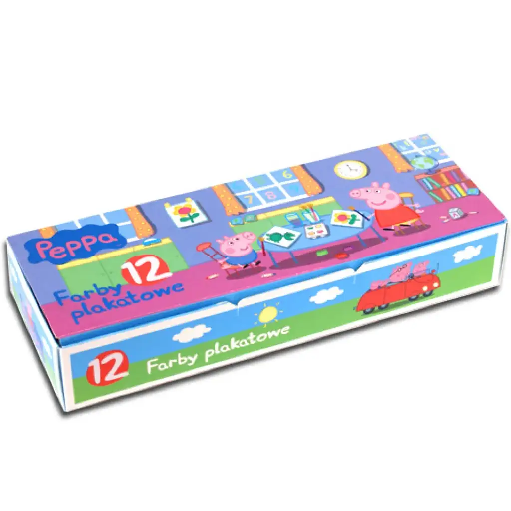 Peppa Wutz flüssige Temperafarben Set 12 Stück