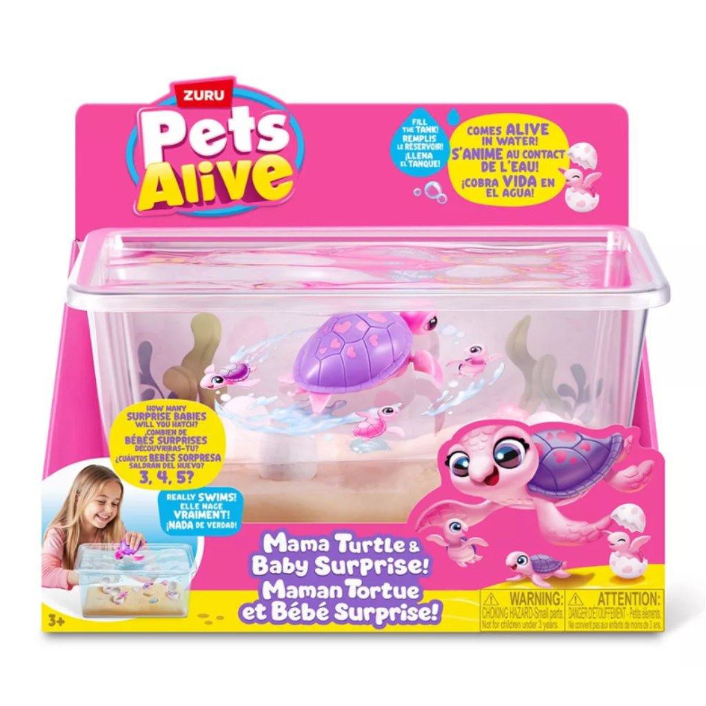 Pets Alive Mama und Baby Schildkröte Spielset