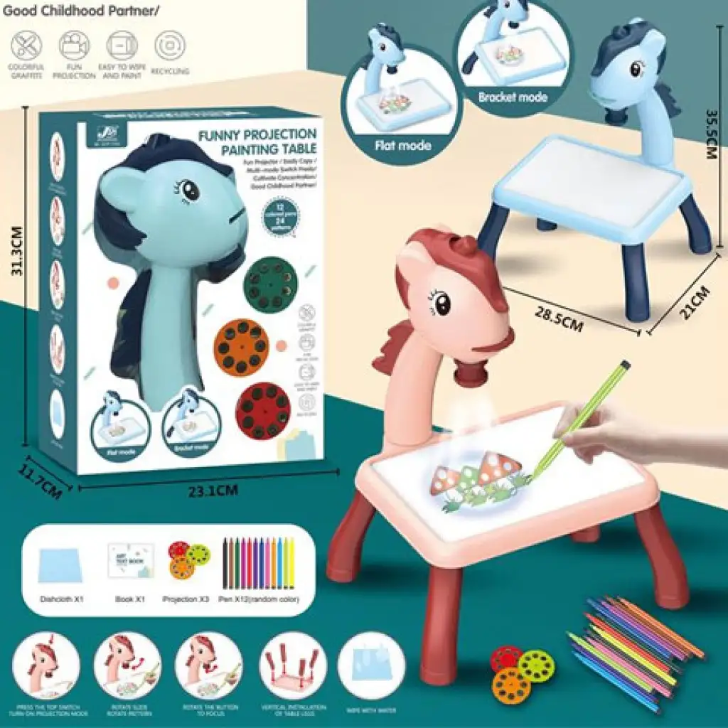 Pferde-Projektor-Zeichentisch in zwei Varianten kép 2