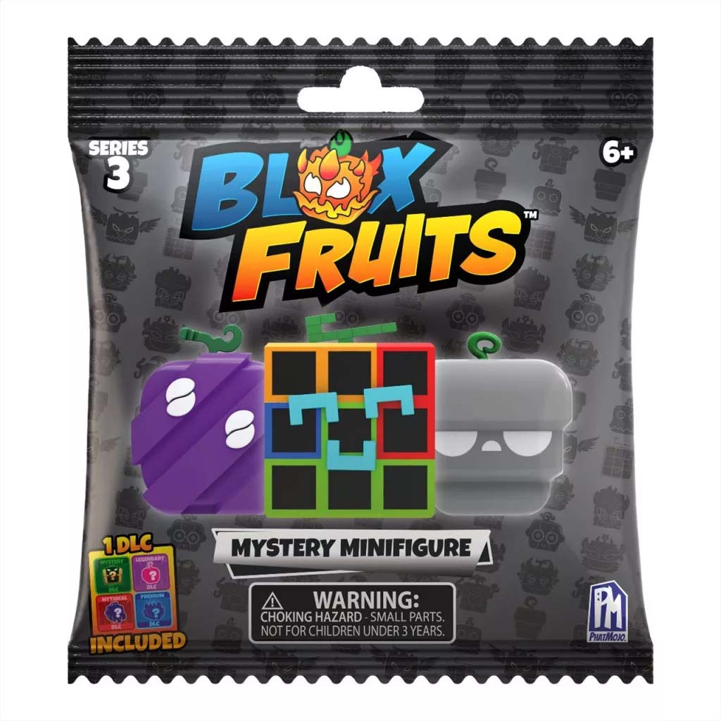PhatMojo Blox Fruits Überraschungs-Mini-Figur Serie 3 mit DLC-Code