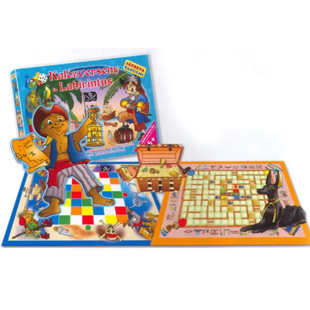 Piratenrennen und Labyrinth-Fähigkeitsspiel - D-Toys