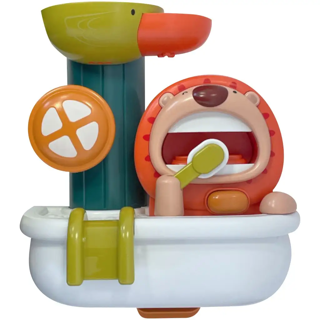 Planschender Leo, der Zähneputz-Löwe mit Bade-Spielkanne kép 2