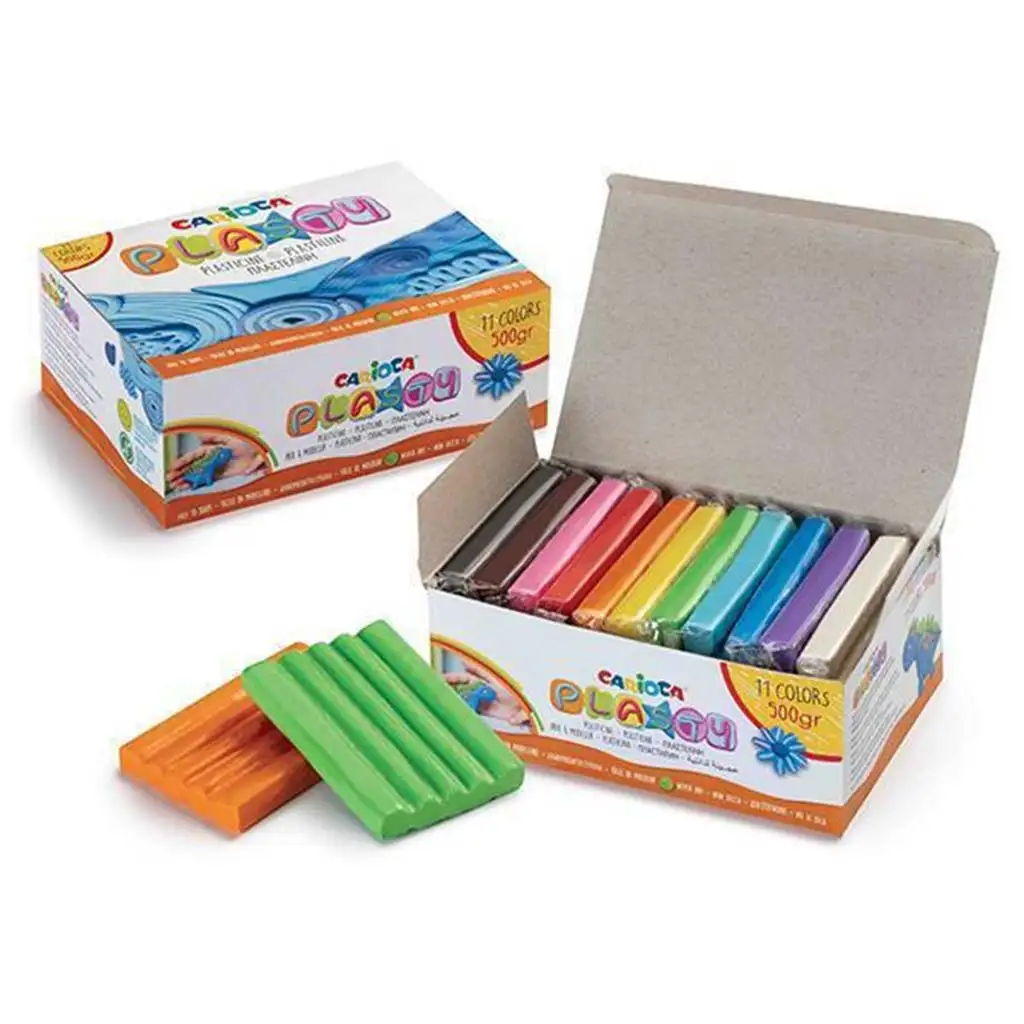 Plasty Modellierknete bunt 11-teiliges Set - Carioca