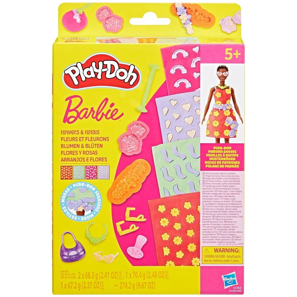 Play-Doh: Barbie Blumen Knetset - Hasbro