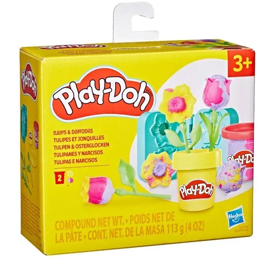 Play-Doh: Kleine Blumen – Tulpen und Narzissen Knetset – Hasbro