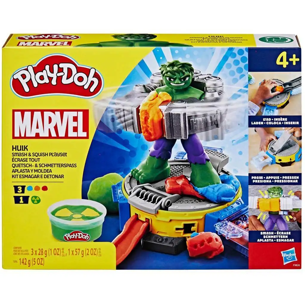 Play-Doh: Marvel Hulk Smash & Squish Spielset - Hasbro
