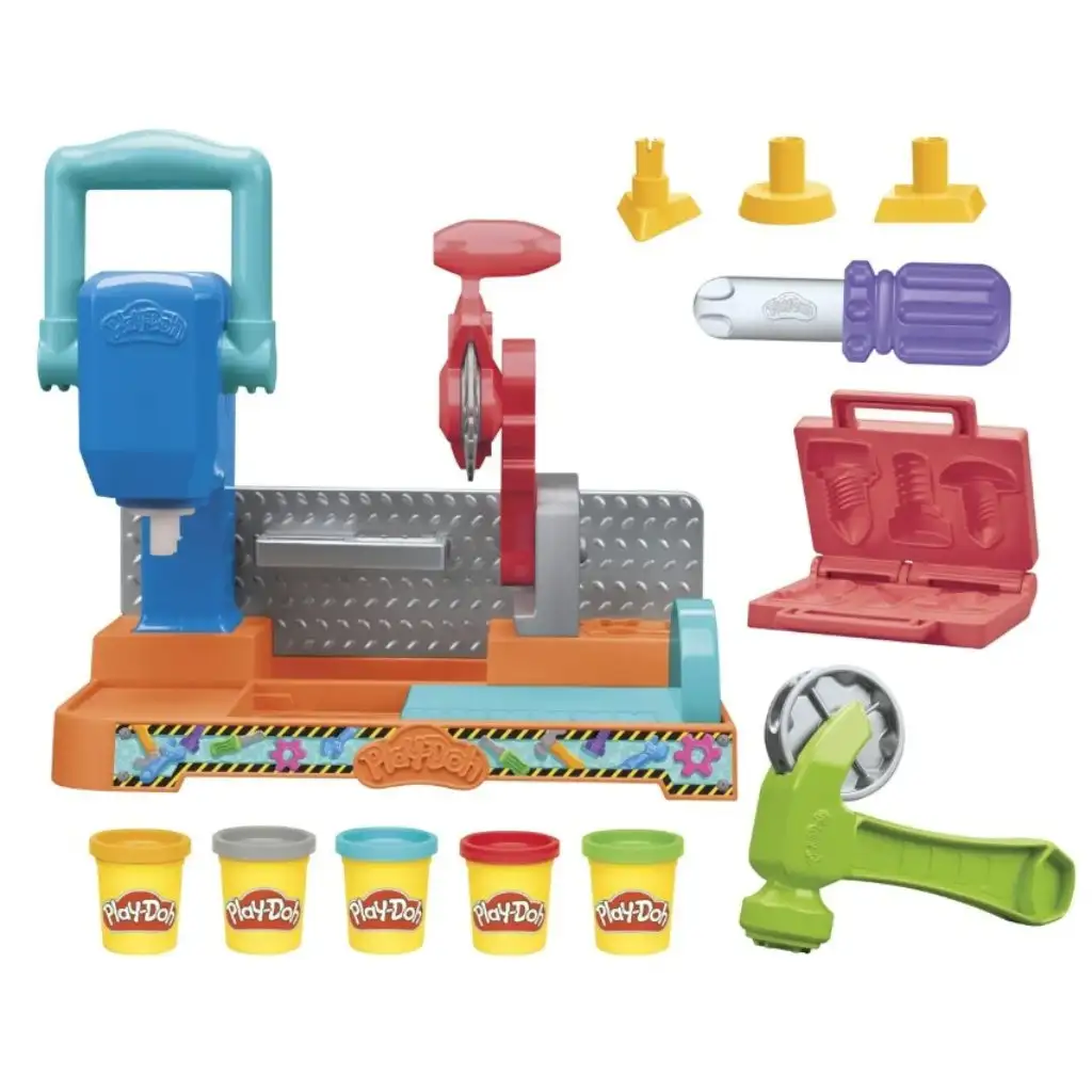 Play-Doh: StampNSaw Werkbank Spielset - Hasbro kép 2