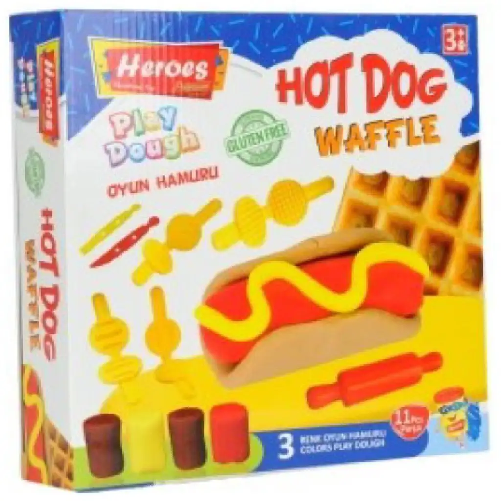 Play-Dough: Helden HotDog und Waffel Knetset 11-teilig kép 1