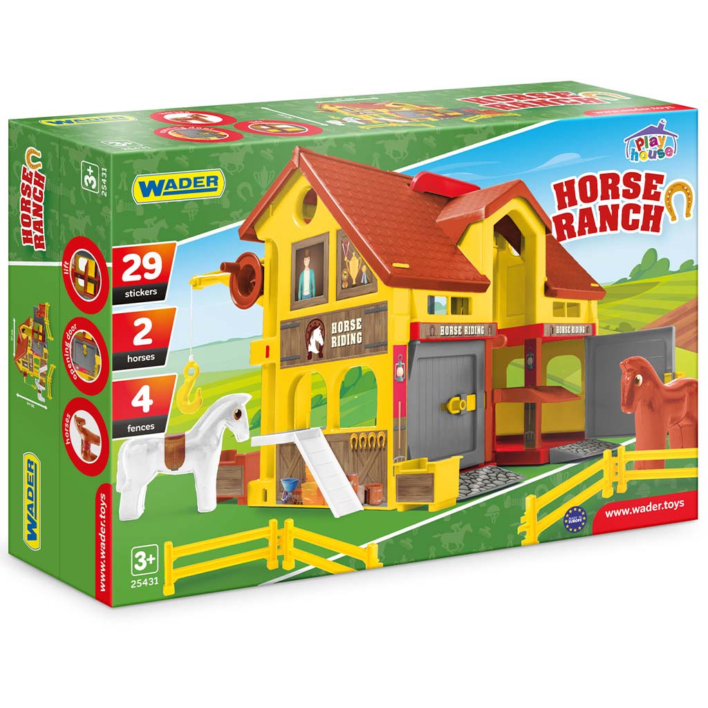 Play House: Reitstall-Spielset mit Pferden - Wader