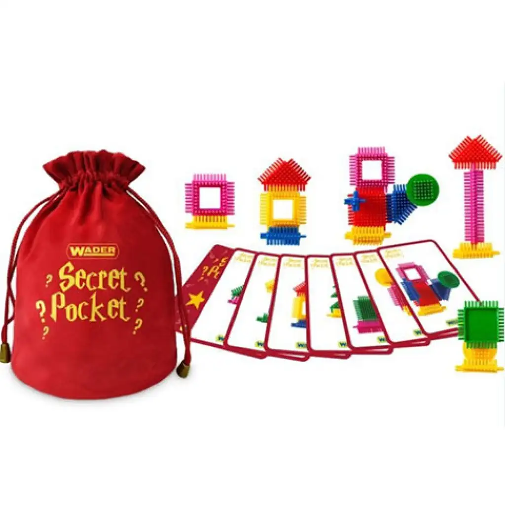 Play & Fun: Secret Pocket - Geheimtasche Baumeister Brettspiel