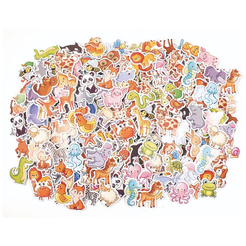 PlayBox: 500-teiliges weiches Aufkleberset mit Tieren