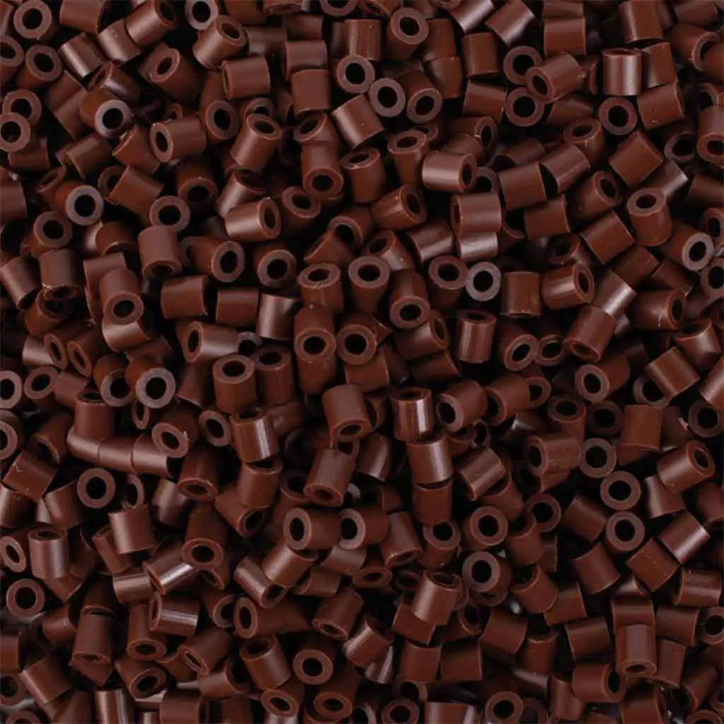 PlayBox: 5mm MIDI Bügelperlen in braun, 6000 Stück Packung kép 2