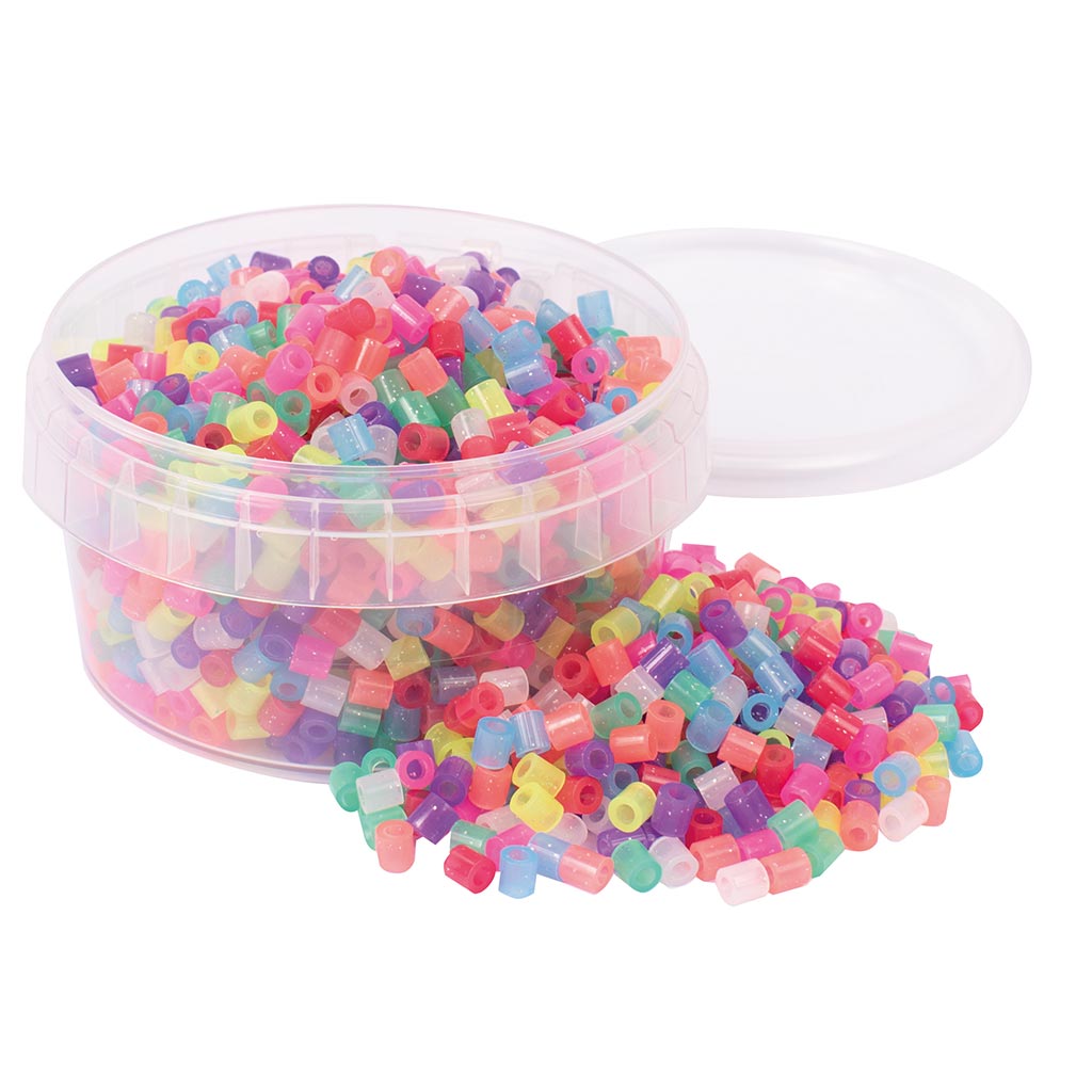 PlayBox: 5mm MIDI bügelperlen 1000 Stück in schimmernden Farben