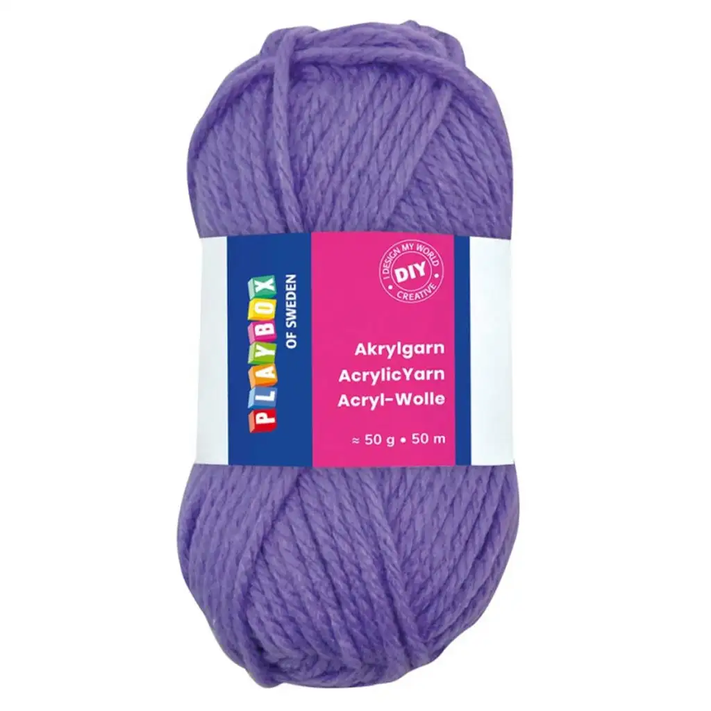 PlayBox: Acrylgarn 50g lila kép 1