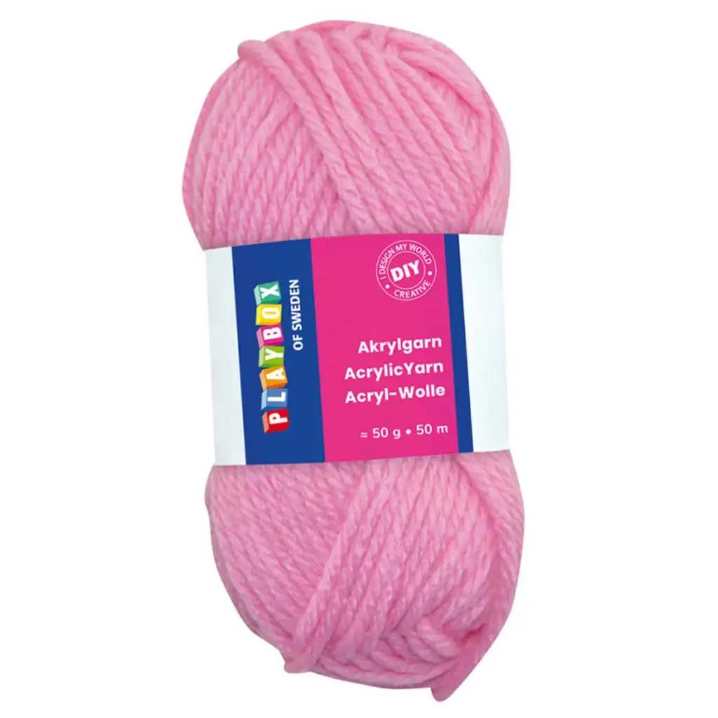PlayBox: Acrylgarn 50g pink kép 1
