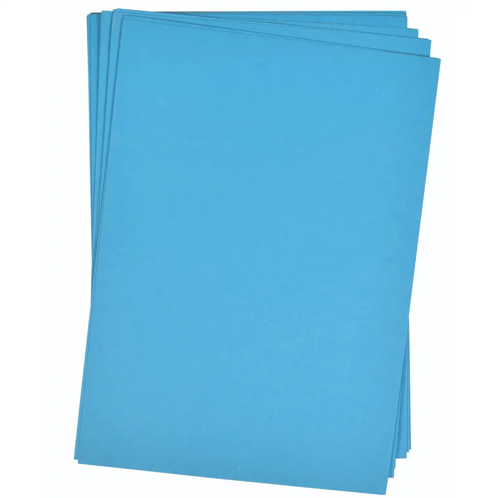 PlayBox: Blaues Kartonpapier-Set A4, 25 Stück, 180g