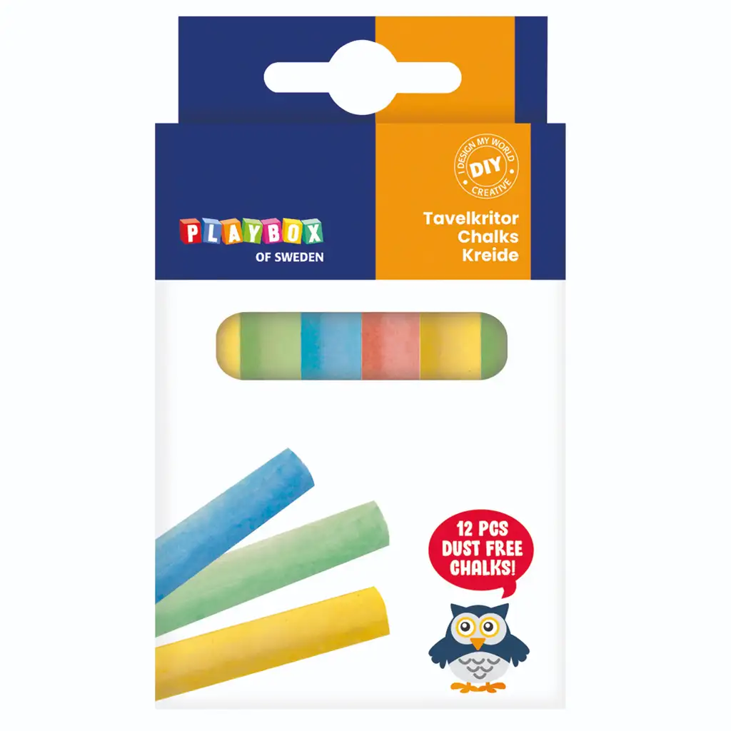 PlayBox: Buntes 12er-Kreideset kép 1