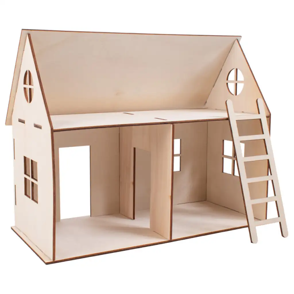 PlayBox: DIY mach es selbst Häuschen aus Holz kép 2