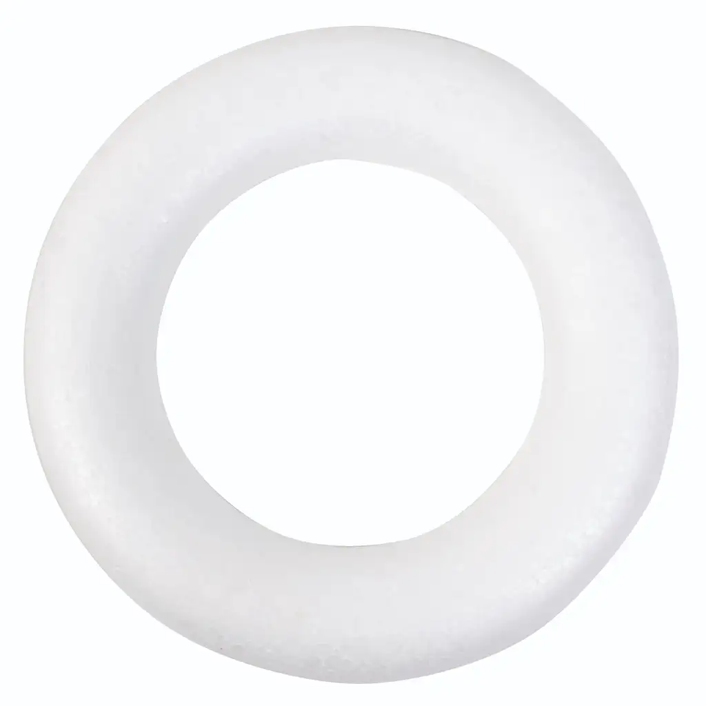PlayBox: Dekorierbarer 15 cm Styroporkranz-Rohling