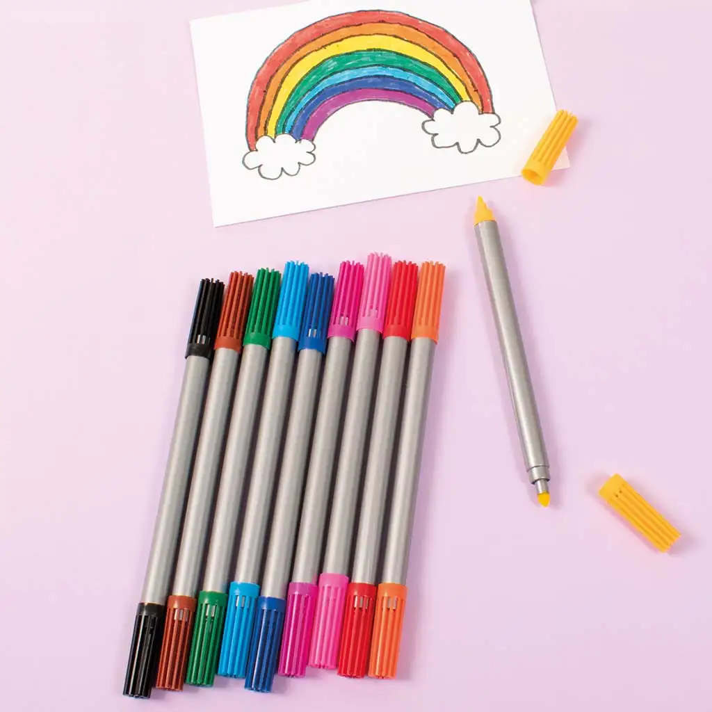 PlayBox: Doppelseitiges Filzstift-Set, 10er-Pack kép 2