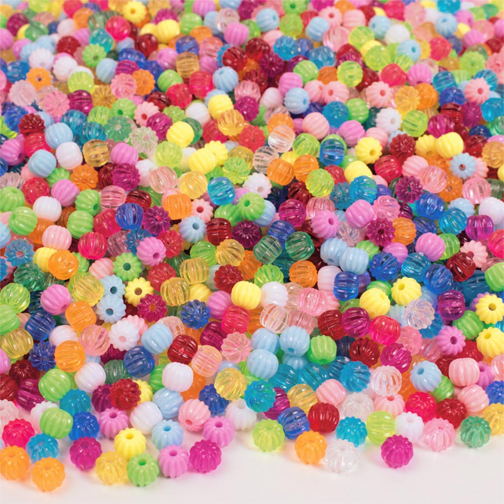 PlayBox: Fädelperlen-Set in Bonbonform, 250 Stück kép 2