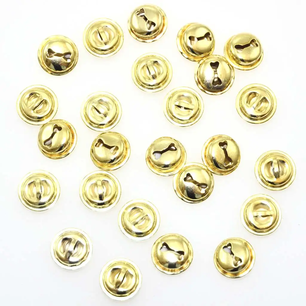 PlayBox: Goldfarbene Glöckchen 15mm 25er-Pack