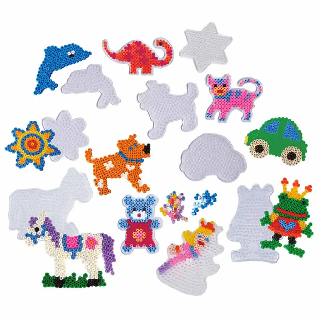 PlayBox: Grundplatten-Set für 5mm MIDI Bügelperlen, 18-teiliges Set kép 1