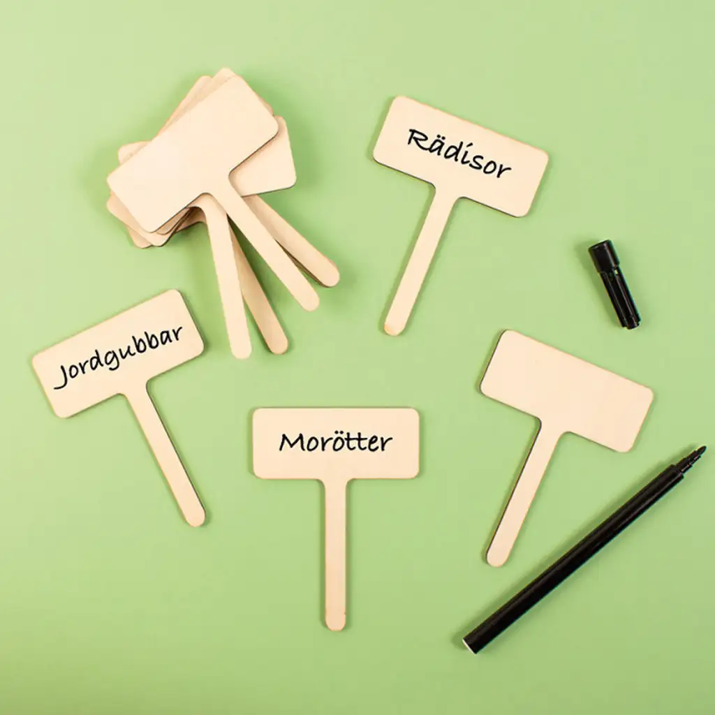 PlayBox: Holzmarkierungstafel für die Bepflanzung, 10er-Set kép 2
