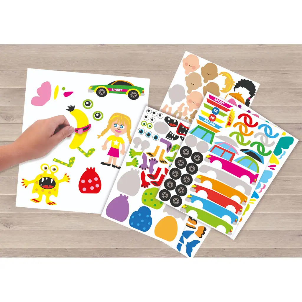 PlayBox: Kreatives Aufkleberset kép 2