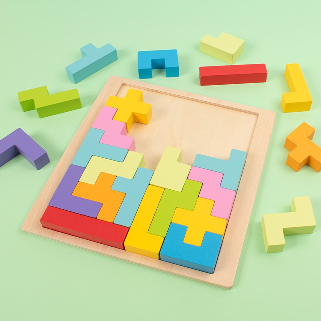 PlayBox: Pentomino, 12-teiliges Holzpuzzle kép 1