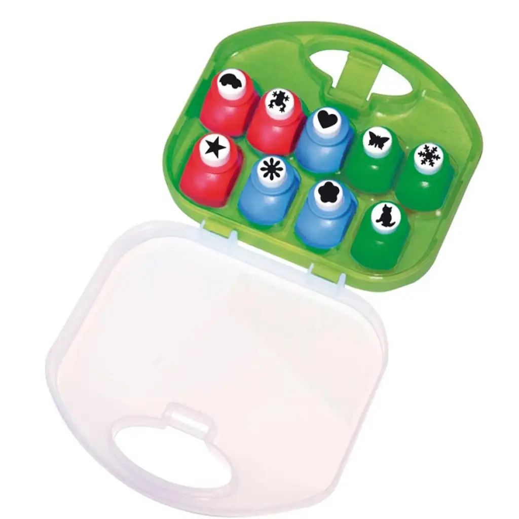 PlayBox: Stanzwerkzeug mit 9 verschiedenen Formen