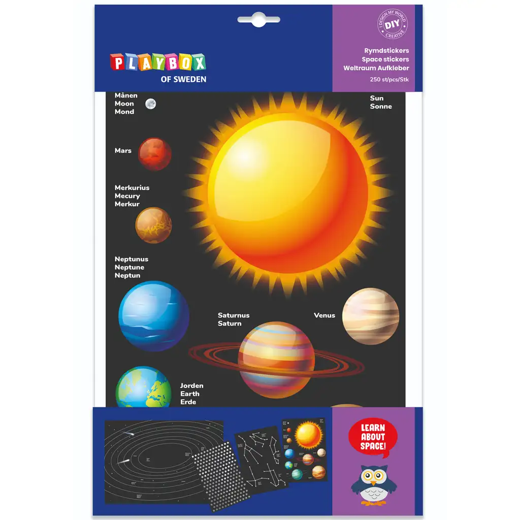 PlayBox: Sticker-Set der Planeten des Sonnensystems