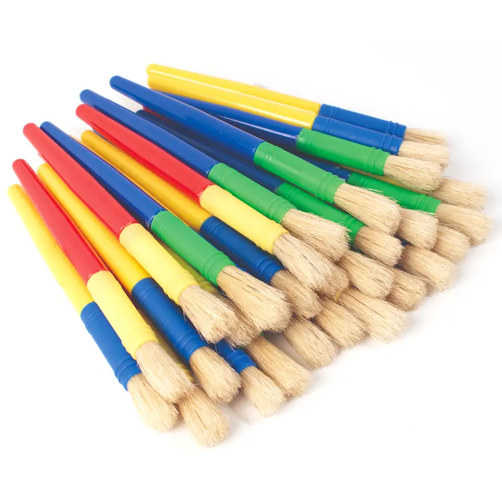 PlayBox: Wildschweinborstenpinsel für Kinder in verschiedenen Farben 1 Stk.