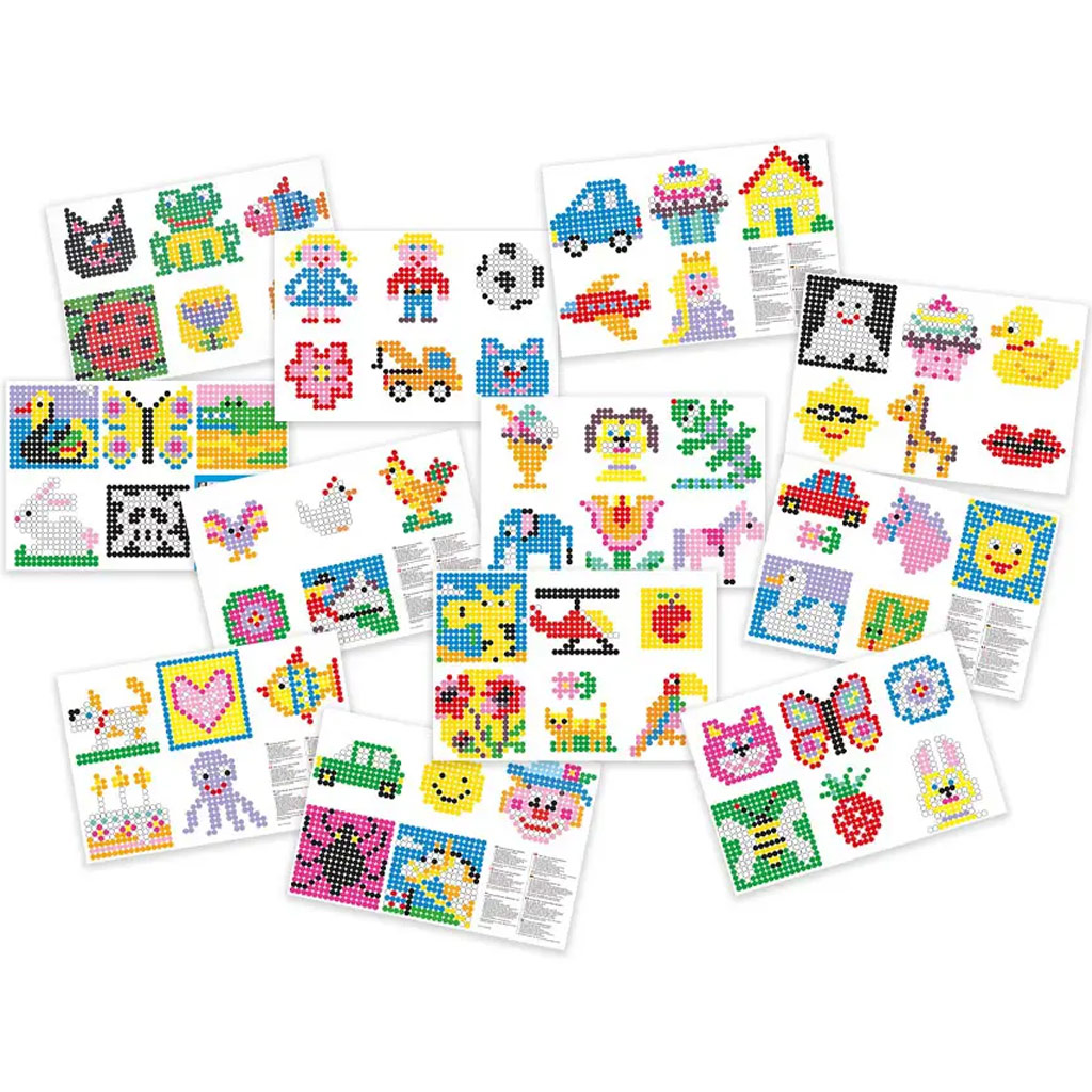 PlayBox: XL Bügelperlen‑Motivkartenset, 67‑teilig kép 2