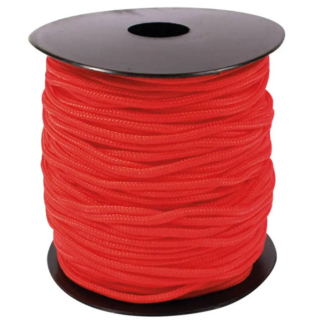 Playbox: Rotes 2mm Knotenband 50 Meter