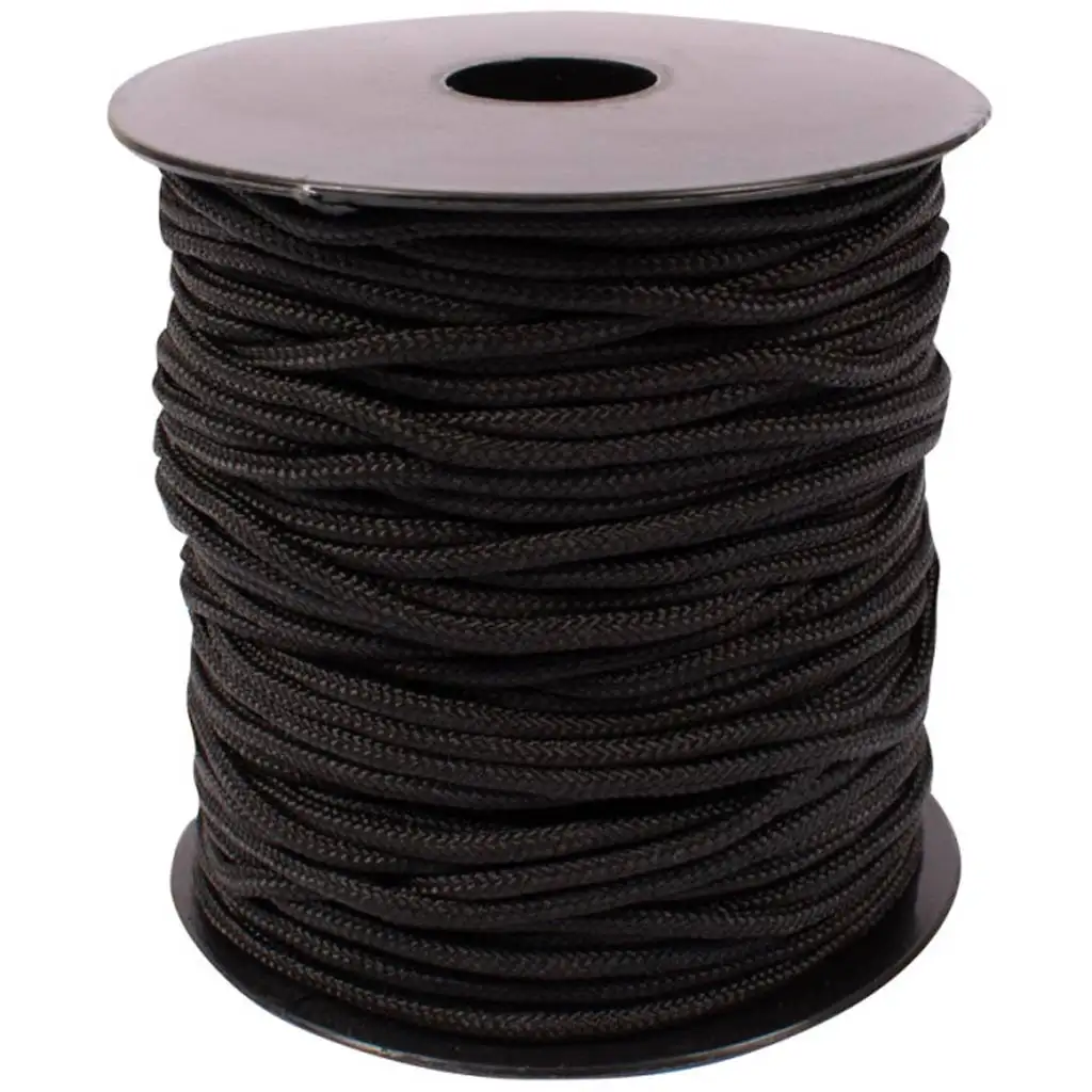 Playbox: Schwarzes 2mm Knotenseil 50 Meter