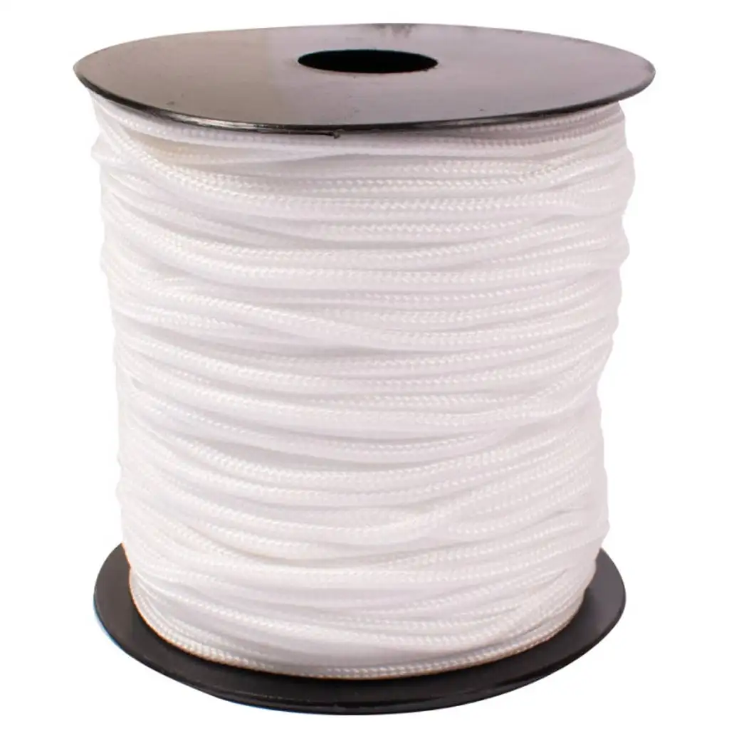 Playbox: Weißes 2mm Knotenband 50 Meter