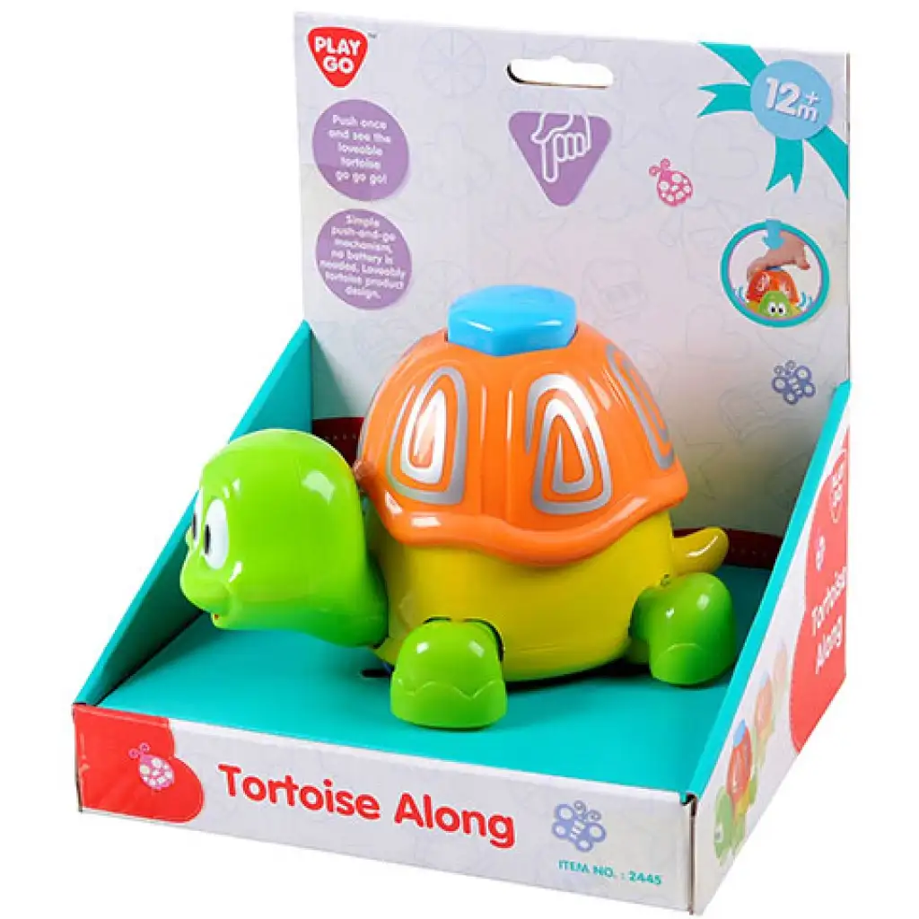 Playgo: Fröhliche Kletter-Schildkröte kép 1