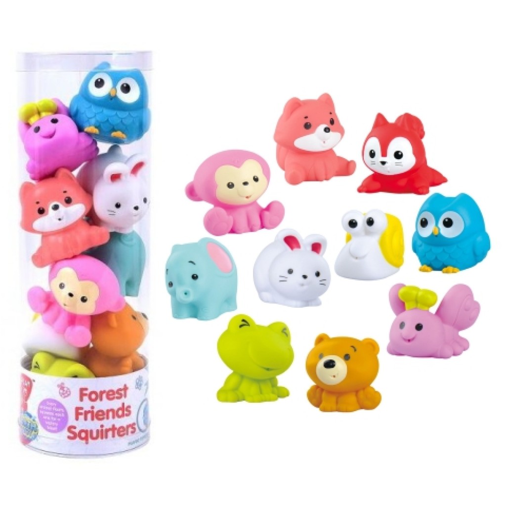 Playgo: Weiche Waldtiere, die Wasser spritzen