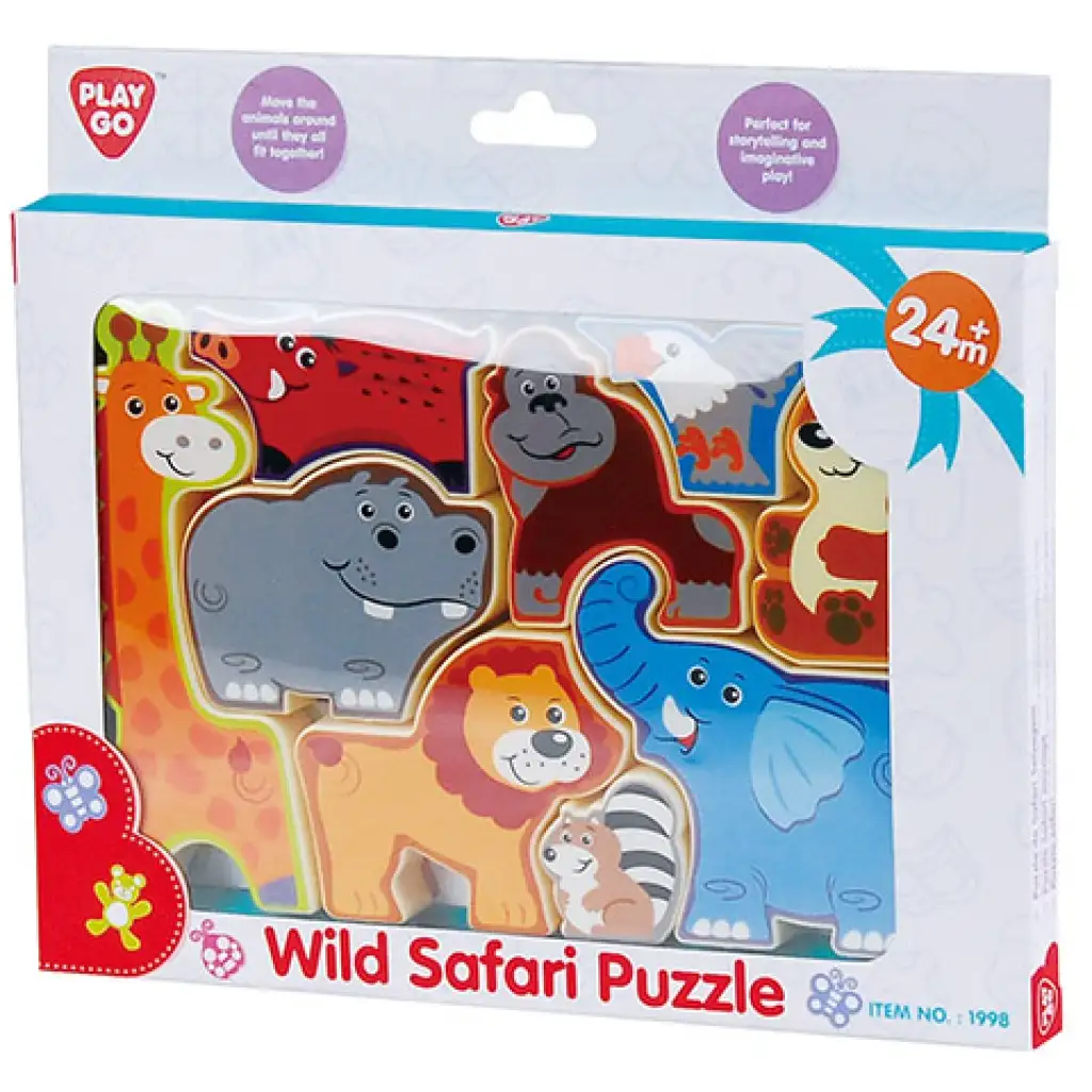 Playgo: Wildtiere Formpuzzle