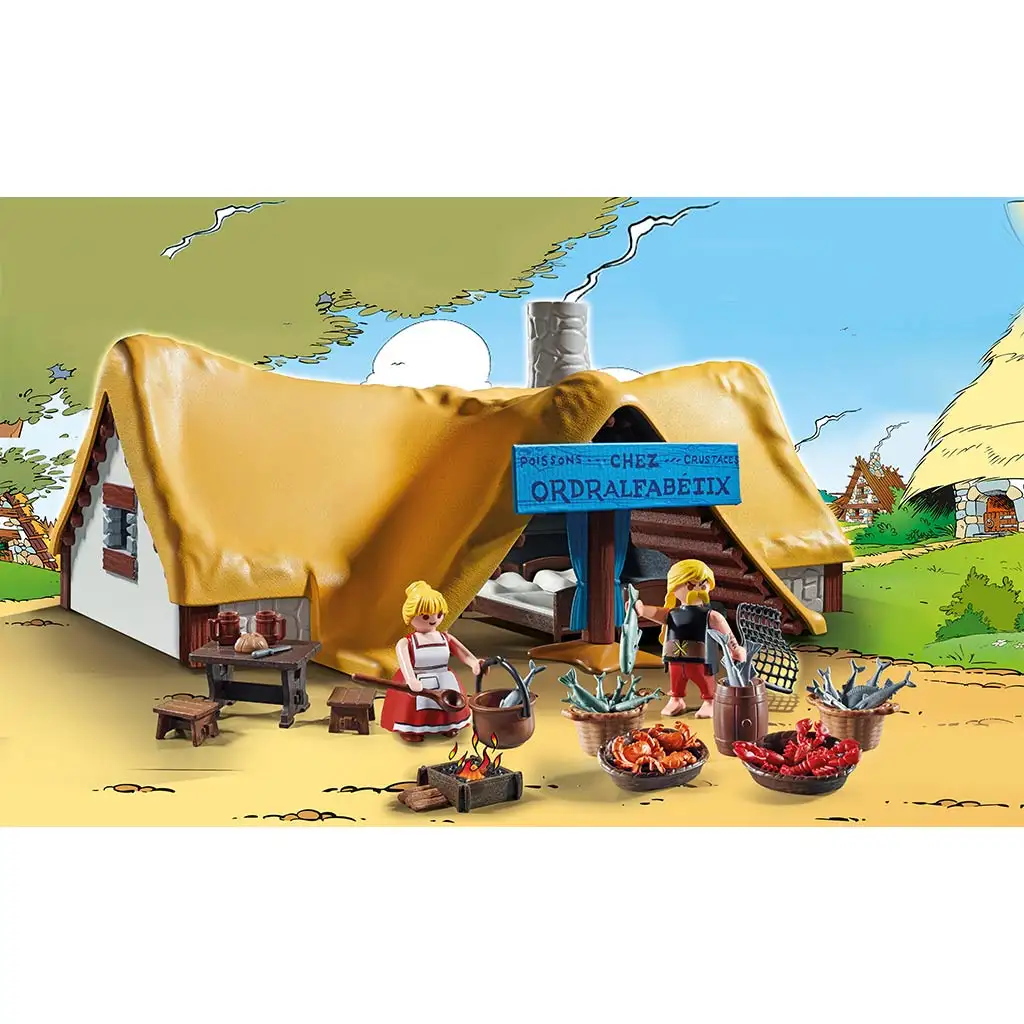 Playmobil: Asterix - Unhygienix Hütte (71266) kép 2